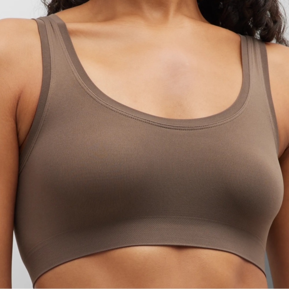 Hanro Feeling Crop Top Wood size XL